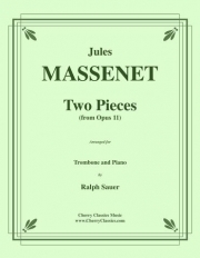 2つの小品（ジュール・マスネ）（トロンボーン+ピアノ）【Two Pieces】