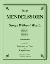 6つの無言歌・Vol.1（フェリックス・メンデルスゾーン）（ユーフォニアム+ピアノ）【Songs Without Words Vol.1】