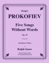 5つの無言歌・Op.35（セルゲイ・プロコフィエフ）（トロンボーン+ピアノ）【Five Songs Without Words, Opus 35】