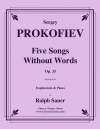5つの無言歌・Op.35（セルゲイ・プロコフィエフ）（ユーフォニアム+ピアノ）【Five Songs Without Words, Opus 35】