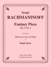 幻想小曲・Op. 3・No.3（セルゲイ・ラフマニノフ）（バストロンボーン+ピアノ）【Fantasy Piece Op. 3 No. 3】