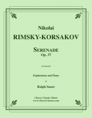 セレナーデ・Op.37（ニコライ・リムスキー＝コルサコフ）（ユーフォニアム+ピアノ）【Serenade, Op. 37】