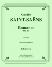 ロマンス・Op.36（カミーユ・サン＝サーンス）（トロンボーン+ピアノ）【Romance, Opus 36】