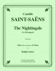 ナイチンゲール（カミーユ・サン＝サーンス）（バストロンボーン+ピアノ）【The Nightingale (Le Rossignol)】
