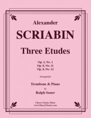 3つのエチュード（アレクサンドル・スクリャービン）（トロンボーン+ピアノ）【Three Etudes】