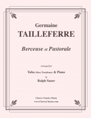 子守唄と牧歌 (ジェルメーヌ・タイユフェール)（バストロンボーン+ピアノ）【Berceuse Et Pastorale】