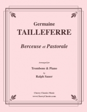 子守唄と牧歌 (ジェルメーヌ・タイユフェール)（トロンボーン+ピアノ）【Berceuse Et Pastorale】