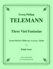 Three Viol Fantasias （テレマン）（バストロンボーン）