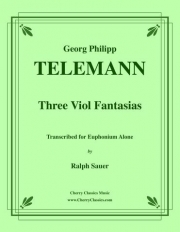 Three Viol Fantasias （テレマン）（ユーフォニアム）