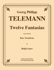 12の幻想曲 （テレマン）（バストロンボーン）【Twelve Fantasias】