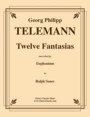 12の幻想曲 （テレマン）（ユーフォニアム）【Twelve Fantasias】