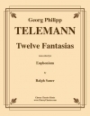12の幻想曲 （テレマン）（ユーフォニアム）【Twelve Fantasias】