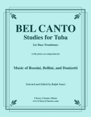 ベルカントの勉強（バストロンボーン+ピアノ）【Bel Canto studies for Tenor Trombone】