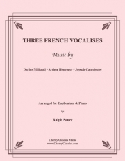 3つのフランスのヴォカリーズ（ユーフォニアム+ピアノ）【Three French Vocalises】