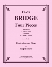 4つの小品（フランク・ブリッジ）（ユーフォニアム+ピアノ）【Four Pieces】