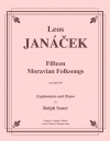 15のモラヴィア民謡（レオシュ・ヤナーチェク）（ユーフォニアム+ピアノ）【Fifteen Moravian Folksongs】