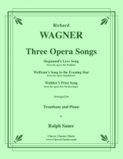 3つのオペラの歌（リヒャルト・ワーグナー）（トロンボーン+ピアノ）【Three Opera Songs】