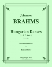ハンガリー舞曲（ヨハネス・ブラームス）（トロンボーン+ピアノ）【Hungarian Dances】