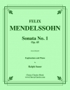 ソナタ・No.1・Op.45（フェリックス・メンデルスゾーン）（ユーフォニアム+ピアノ）【Sonata No. 1 Op. 45】