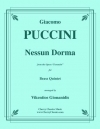 誰も寝てはならぬ（ジャコモ・プッチーニ）（金管五重奏）【Nessun Dorma】