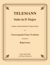 組曲・ニ長調 （テレマン）（トロンボーン）【Suite in D major】