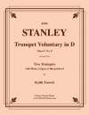 トランペット・ヴォランタリー（ジョン・スタンリー）（トランペット二重奏+ピアノ）【Trumpet Voluntary】