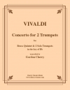 2本のトランペットのための協奏曲（アントニオ・ヴィヴァルディ）（金管七重奏）【Concerto for Two Trumpets】