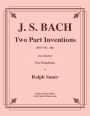 2声のインヴェンション・BWV 772-786（バッハ）（トロンボーン二重奏）【Two Part Inventions, BWV 772-786】