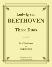 3つのデュオ（ベートーヴェン）（トロンボーン二重奏）【Three Duos】