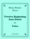 12のやさしいジャズ・デュエット（ランディ・オルドクラフト）（テューバ二重奏）【Twelve Beginning Jazz Duets】