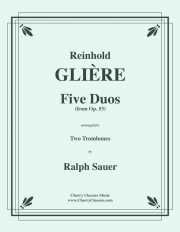 5つのデュエット（レインゴリト・グリエール）（トロンボーン二重奏）【Five Duos from Op. 53】