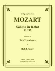 ソナタ・変ロ長調・K.292（モーツァルト）（トロンボーン二重奏）【Sonata in B-flat K.292】