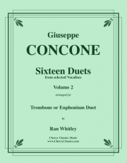 16のデュエット・Vol.2（ジュゼッペ・コンコーネ）（トロンボーン二重奏）【Sixteen Duets Vol.2】