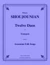アメリカ民謡12曲集（トランペット二重奏）【Twelve Duets】