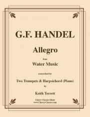 アレグロ「水上の音楽」より （テレマン）（トランペット二重奏+ピアノ）【Allegro from the “Water Music”】