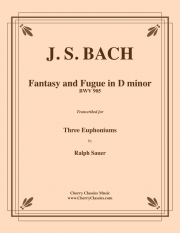 幻想曲とフーガ・ニ短調・BWV.905 （バッハ）（ユーフォニアム三重奏）【Fantasy and Fugue in D minor BWV 905】