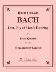 主よ、人の望みの喜びよ (バッハ)（金管五重奏）【Jesu, Joy of Man's Desiring】