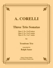3つのソナタ（アルカンジェロ・コレッリ）（トロンボーン三重奏）【Trio Sonatas】