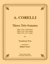3つのソナタ（アルカンジェロ・コレッリ）（トロンボーン三重奏）【Trio Sonatas】