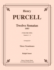 12のソナタ・Vol.1（ヘンリー・パーセル）（トロンボーン三重奏）【Twelve Sonatas Vol.1】