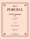 12のソナタ・Vol.1（ヘンリー・パーセル）（トロンボーン三重奏）【Twelve Sonatas Vol.1】