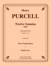12のソナタ・Vol.2（ヘンリー・パーセル）（ユーフォニアム三重奏）【Twelve Sonatas Vol.2】