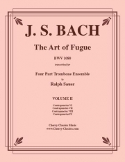 フーガの技法・Vol.2（バッハ）（トロンボーン四重奏）【The Art of Fugue Vol.2】