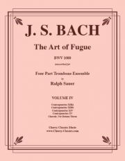 フーガの技法・Vol.4（バッハ）（トロンボーン四重奏）【The Art of Fugue Vol.4】