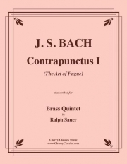 対位法・No.1「フーガの技法」より（バッハ）（金管五重奏）【Contrapunctus I from the Art of Fugue】
