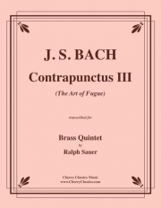 対位法・No.3「フーガの技法」より（バッハ）（金管五重奏）【Contrapunctus 3 from the Art of Fugue】