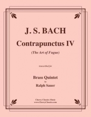 対位法・No.4「フーガの技法」より（バッハ）（金管五重奏）【Contrapunctus 4 from the Art of Fugue】