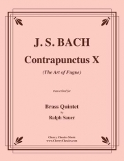 対位法・No.10「フーガの技法」より（バッハ）（金管五重奏）【Contrapunctus 10 from the Art of Fugue】
