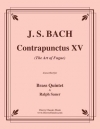 対位法・No.15「フーガの技法」より（バッハ）（金管五重奏）【Contrapunctus 15 from the Art of Fugue】
