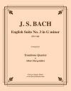 イギリス組曲・No.3（バッハ）（トロンボーン四重奏）【English Suite No. 3 in G Minor BWV 808】